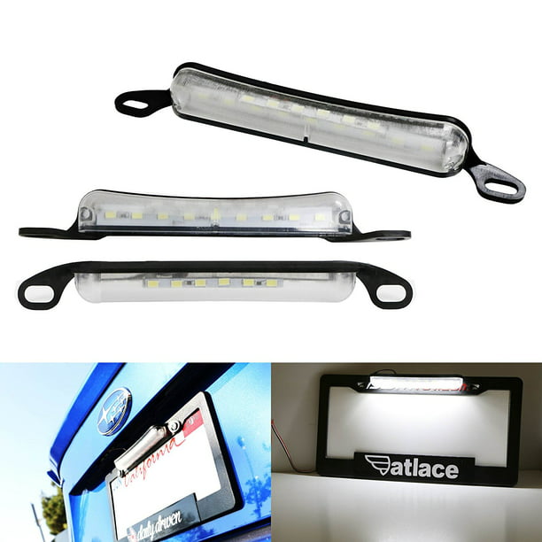 Details about  / 2 Pack Universal 6 LED License Plate Tag Lights Lamps For Truck SUV Trailer Van
